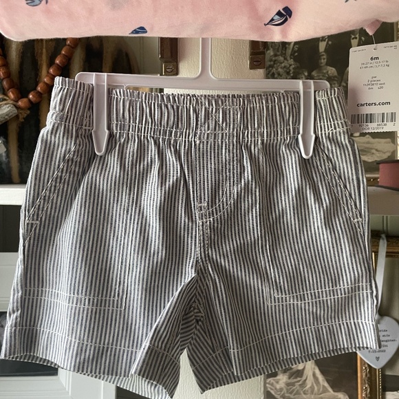 CARTER'S BABY BOY 2 PC TROPICAL SHORT SET SIZE 6 MONTHS NWT - Picture 4 of 7